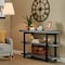Alaterre Furniture Pomona 48" Metal and Wood Media/Console Table, Slate Gray AMBA10SG - alternate 6